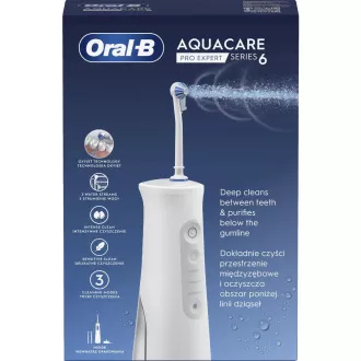 AQUACARE 6 PRO EXPERT ÚST. SPRCHA ORAL-B - Použité