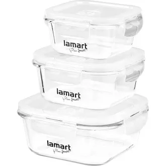 LT6012 SET 3 DÓZ ČTVERCOVÝCH AIR LAMART LT6012 SET 3 DÓZ ČTVERCOVÝCH AIR LAMART