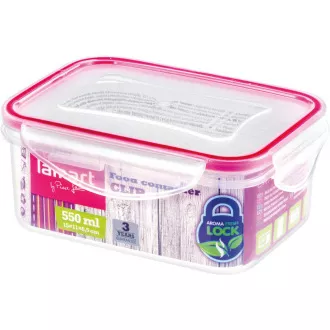 LT6007 DÓZA OBDELNÍK 550ML CLIP LAMART LT6007 DÓZA OBDELNÍK 550ML CLIP LAMART