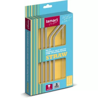LT7052 BRČKA NEREZ SET 5KS STRAW LAMART LT7052 BRČKA NEREZ SET 5KS STRAW LAMART