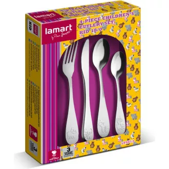 LT5013 DĚTSKÉ PŘÍBORY SET 4KS KID LAMART LT5013 DĚTSKÉ PŘÍBORY SET 4KS KID LAMART