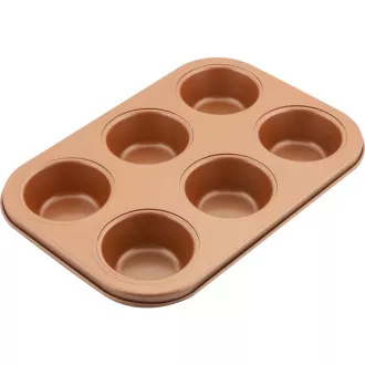 LT3091 6 MUFINŮ 26,5X18CM COPPER LAMART LT3091 6 MUFINŮ 26,5X18CM COPPER LAMART