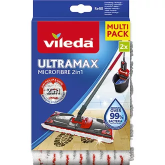 ULTRAMAX MICROFIBRE 2V1 NÁHR 2KS VILEDA ULTRAMAX MICROFIBRE 2V1 NÁHR 2KS VILEDA