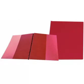 Složka A4 boční kapsy Plastik bordo