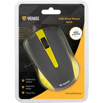 YMS 1015YW Myš USB Suva žlutá YENKEE YMS 1015YW Myš USB Suva žlutá YENKEE