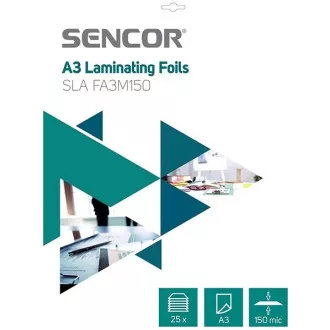 SLA FA3M150 Fólie A3 150mic 25ks SENCOR SLA FA3M150 Fólie A3 150mic 25ks SENCOR
