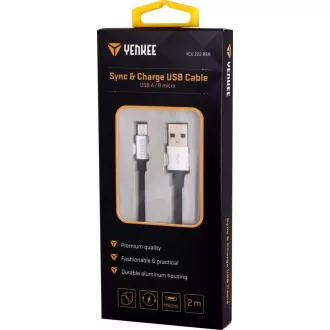 YCU 222 BSR kabel USB / micro 2m YENKEE YCU 222 BSR kabel USB / micro 2m YENKEE
