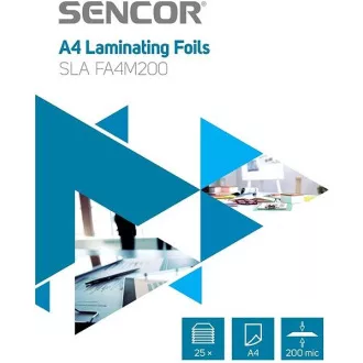 SLA FA4M200 Fólie A4 200mic 25ks SENCOR SLA FA4M200 Fólie A4 200mic 25ks SENCOR