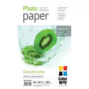 Fotopapír Dual-side Mat A4 20ks COLORWAY