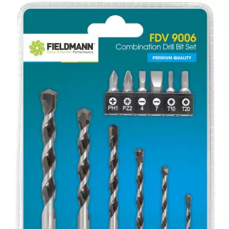 FDV 9006 Sada 12ks vrtáky/bity FIELDMANN FDV 9006 Sada 12ks vrtáky/bity FIELDMANN