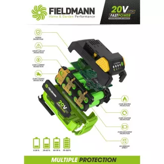 FDUZ 79040 20V akumulátor 4Ah FIELDMANN