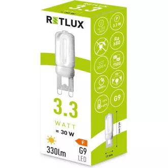 RLL 460 G9 3,3W LED WW RETLUX