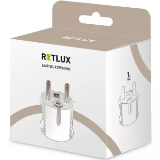 RPC 64 zástrčka 16A/250V bílá RETLUX RPC 64 zástrčka 16A/250V bílá RETLUX
