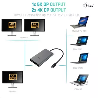 i-tec THUNDERBOLT 3 Dual DP Adapter/60Hz i-tec THUNDERBOLT 3 Dual DP Adapter/60Hz