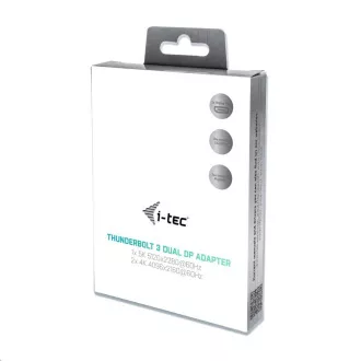 i-tec THUNDERBOLT 3 Dual DP Adapter/60Hz i-tec THUNDERBOLT 3 Dual DP Adapter/60Hz
