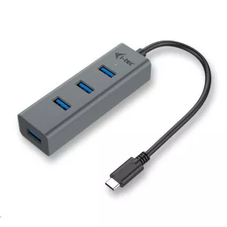 i-tec USB-C Metal 4-portový HUB i-tec USB-C Metal 4-portový HUB