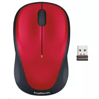 Logitech Wireless Mouse M235, red Logitech Wireless Mouse M235, red