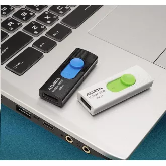 ADATA Flash Disk 32GB UV320, USB 3.1 Dash Drive, černá/modrá ADATA Flash Disk 32GB UV320, USB 3.1 Dash Drive, černá/modrá