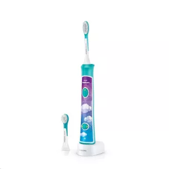 Philips HX6322/04 Sonicare for Kids, zubní kartáček, pro děti, 62000 kmitů/min, 2 režimy čištění, Bluetooth, aqua Philips HX6322/04 Sonicare for Kids, zubní kartáček, pro děti, 62000 kmitů/min, 2 režimy čištění, Bluetooth, aqua