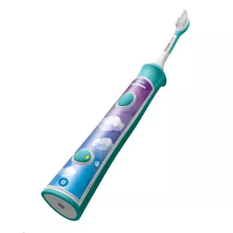 Philips HX6322/04 Sonicare for Kids, zubní kartáček, pro děti, 62000 kmitů/min, 2 režimy čištění, Bluetooth, aqua Philips HX6322/04 Sonicare for Kids, zubní kartáček, pro děti, 62000 kmitů/min, 2 režimy čištění, Bluetooth, aqua