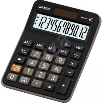 CASIO kalkulačka MX 12 B BK, Stolní kalkulátor CASIO kalkulačka MX 12 B BK, Stolní kalkulátor
