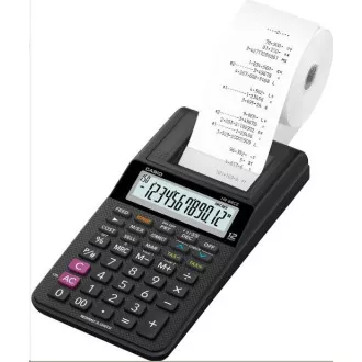 CASIO kalkulačka HR 8 RCE BK, Tiskový klakulátor CASIO kalkulačka HR 8 RCE BK, Tiskový klakulátor