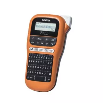 BROTHER tiskárna štítků PT-E110VP - 12mm, pásky TZe - popisovač - pro elektrikáře - s kufrem BROTHER tiskárna štítků PT-E110VP - 12mm, pásky TZe - popisovač - pro elektrikáře - s kufrem
