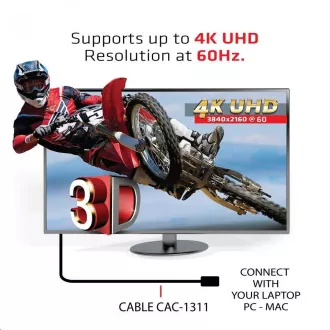 Club3D Kabel Certifikovaný HDMI 2.0 Premium High Speed 4K60Hz UHD, 1m Club3D Kabel Certifikovaný HDMI 2.0 Premium High Speed 4K60Hz UHD, 1m