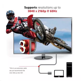 Club3D Kabel prodlužovací HDMI 2.0, 4K60Hz UHD (M/F), 3m Club3D Kabel prodlužovací HDMI 2.0, 4K60Hz UHD (M/F), 3m