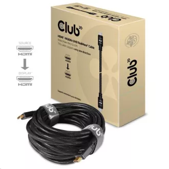 Club3D Kabel HDMI 2.0 aktivní, High Speed 4K UHD, Redmere (M/M), 10m, 28 AWG Club3D Kabel HDMI 2.0 aktivní, High Speed 4K UHD, Redmere (M/M), 10m, 28 AWG