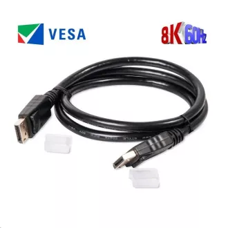 Club3D Certifikovaný Kabel DisplayPort 1.4 HBR3 8K60Hz (M/M), 1m Club3D Certifikovaný Kabel DisplayPort 1.4 HBR3 8K60Hz (M/M), 1m