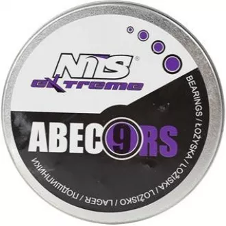 Náhradní ložiska NEX ABEC-9 RS Carbon v boxu, 8ks Náhradní ložiska NEX ABEC-9 RS Carbon v boxu, 8ks