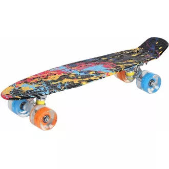 Pennyboard ENERO SPLASH, 56 cm s LED kolečky