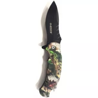 Skládací turistický nůž Kandar, vícebarevný, 23 cm
