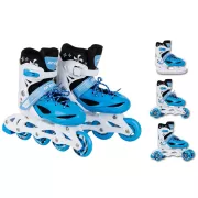 Kolečkové brusle 4v1 Enero KIDS - modro-bílé, 30-33