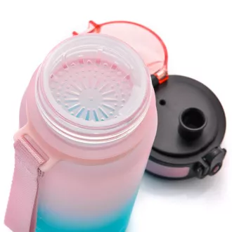 Tritanová sportovní láhev MTR, 350ml, růžovo-modrá Tritanová sportovní láhev MTR, 350ml, růžovo-modrá