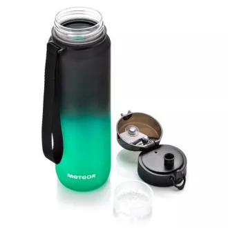 Tritanová sportovní láhev MTR, 1000 ml, Černo-zelená