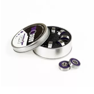 Náhradní ložiska NEX ABEC-9 RS Carbon v boxu, 8ks Náhradní ložiska NEX ABEC-9 RS Carbon v boxu, 8ks
