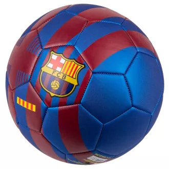 Fotbalový míč FC Barcelona s pruhy vel. 5, červeno-modrý Fotbalový míč FC Barcelona s pruhy vel. 5, červeno-modrý