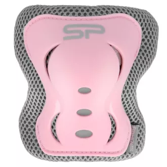 Set chráničů SP PROTECTOR, růžovo-šedé, M Set chráničů SP PROTECTOR, růžovo-šedé, M