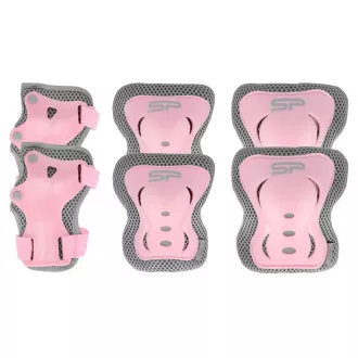Set chráničů SP PROTECTOR, růžovo-šedé, S