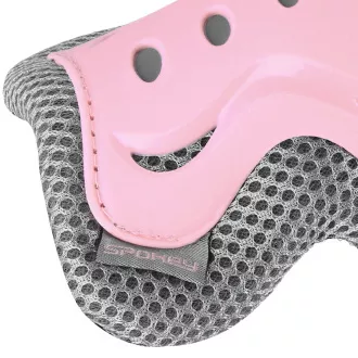Set chráničů SP PROTECTOR, růžovo-šedé, S