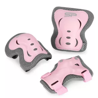 Set chráničů SP PROTECTOR, růžovo-šedé, S