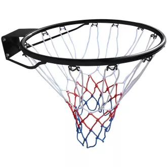Basketbalová síť ENERO pro obruč s 12 háčky, černá Basketbalová síť ENERO pro obruč s 12 háčky, černá