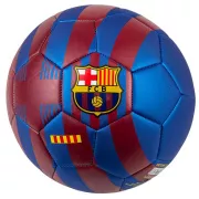 Fotbalový míč FC Barcelona s pruhy vel. 1, červeno-modrý