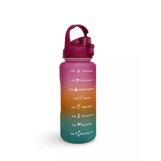 Motivační sportovní láhev 2l, Světle růžová Motivační sportovní láhev 2l, Světle růžová