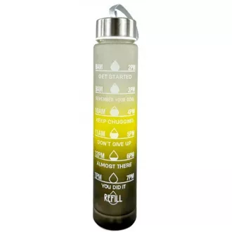 Motivační sportovní láhev 3v1, 2000 ml + 900 ml + 300 ml, Černá Motivační sportovní láhev 3v1, 2000 ml + 900 ml + 300 ml, Černá