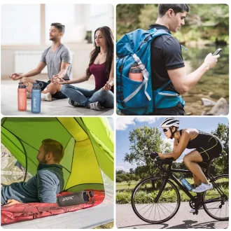 Tritanová sportovní láhev Health 1,5 l, Oranžová - Rozbalené