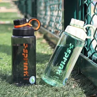 Tritanová sportovní láhev 1l, Bílá Tritanová sportovní láhev 1l, Bílá