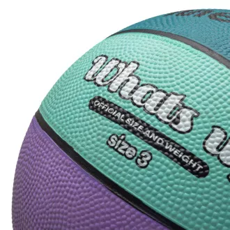 Basketbalový míč MTR WHATS UP, vel. 3, fialovo-modrý Basketbalový míč MTR WHATS UP, vel. 3, fialovo-modrý